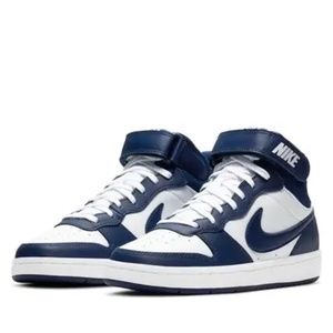 Nike Court Borough Mid 2 Basketball Shoe (Big Kid) 6.5 Y Women's 8
